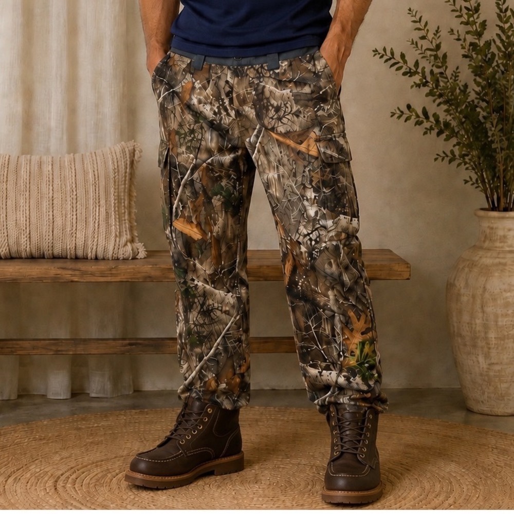 Browning Realtree Edge Camo Cargo Pants Mens 40 Straight Leg Hunting Tactical